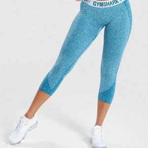 Blue Gymshark Flex Cropped leggings!
